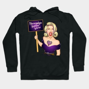 Fibromyalgia Awareness Warrior Hoodie